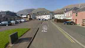 Tillicoultry: The injured man was found in Park Street.