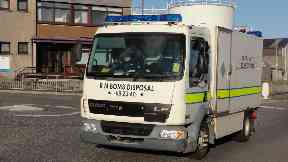 Lewis: A bomb squad has been called to Breasclete.