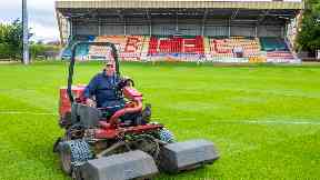 Neil Wood spent six hours designing the pitch.