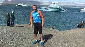Superstar: Mr MacPhee raised money for charity.
