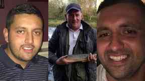 Murdered: Mr McGuire (Centre) was attacked by Ahmed brothers.