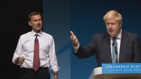 Hustings: Both candidates vow to defend union.