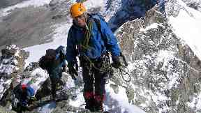 Tributes: Martin Moran went missing while climbing the Himalayas.