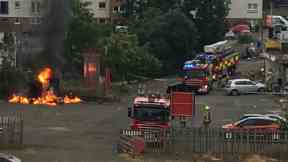 Cambuslang: Thousands of homes were left without power.
