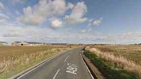 Fife: The cyclist was found with injuries on the A917.