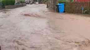 Dingwall: Severe flooding occurred.