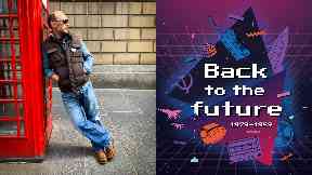 Back to the future: Graeme Hawley in his best Marty McFly outfit.