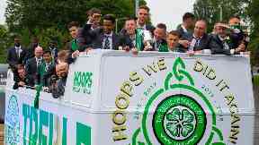 Winners: Celtic won last year's competition.