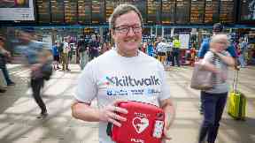 Lifesaver: Donald wants to help buy more defibrillators.