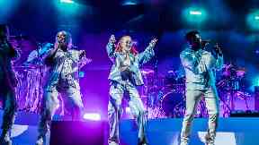 Chart-topper: Jess Glynne closed the main stage.