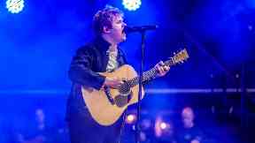 Superstar: Lewis Capaldi played to the Garden Stage crowd.