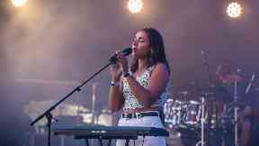 Songstress: Tamzene loves the Highland festival.
