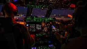 Cockpit: Five pilots were forced to take action.