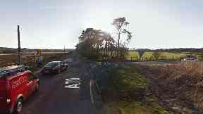 Crash: The incident happened on the A70.
