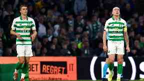 Celtic were on the end of a Champions League upset.
