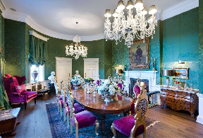 Dining room: Castle on sale for £8m.