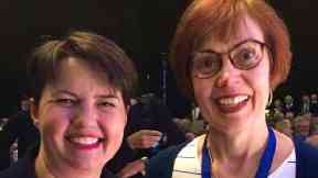 Jane Lax (right): Suspended from Tories pending investigation.
