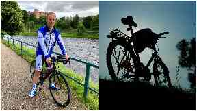 Ultracyclist: Will MacLennan is gearing up for charity.