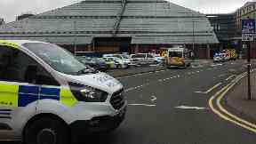 Industrial accident: The man was pronounced dead at the scene.