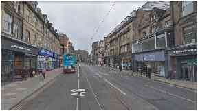 Edinburgh: The incident happened near to the Armed Forces Career premises.