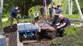 The stone has now been removed.