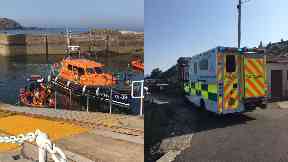 Rescue mission: St Abbs Head.