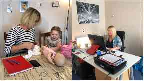 Community: Tracy Ormiston has offered free childcare, while Rachel Eastop has offered counselling services.