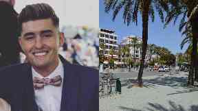 Ibiza: Gavin Roberton was punched.