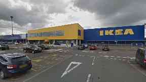Glasgow: Ikea bosses were forced to bring in extra security.