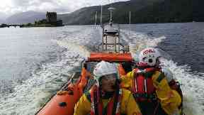 Eilean Donan Castle: Emergency teams raced to the rescue.