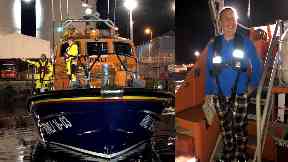 Rescuers: One volunteer arrived at the station in his pyjamas.