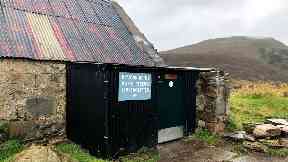 Bothies are used by walkers and climbers.