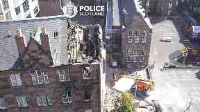 Edinburgh: Police Scotland's Air Support Unit snapped the picture.