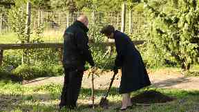 Royal: The princess also planted a tree.