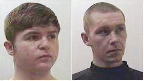 Aaron Thomson and Dillin Armstrong were among six men jailed.