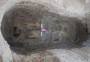 Outlines: Woman died around 1,400 years ago.