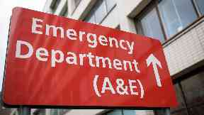 Emergency wards: NHS Lanarkshire has warned it could turn away non-serious patients.