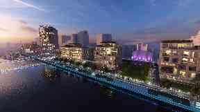 Revamp: Image of how Custom House Quay could look.
