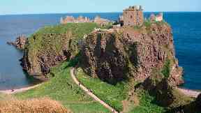 Dunnottar Castle: The fortress has appeared in movies.