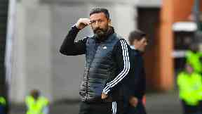 McInnes said his players were lacking "attitude" at Ibrox.