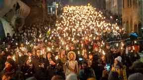 Light up: The Torchlight Procession will culminate at Holyrood Park.