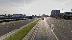 Glasgow: The man was knocked down on Anderston Quay.