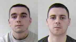 Jailed: Scott Pearson and Ryan Hunter.