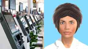 Digital face: Self-service checkouts.