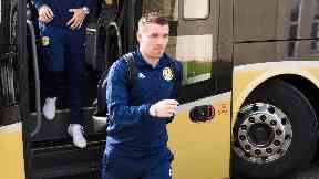 John Fleck makes his first Scotland start.