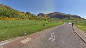 Holyrood Park: Drivers were warned to stay away from Queen's Drive.