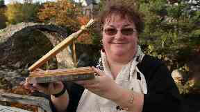 Champion: Lisa Williams claimed the golden spurtle.