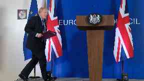 Brexit: Johnson struck new deal with Brussels this week.