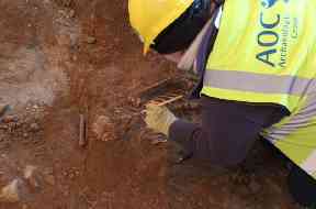 Dig: AOC Archeology Group made the discovery.