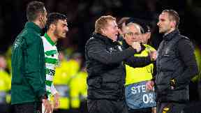 Lennon guided his side to a big Europa League win.